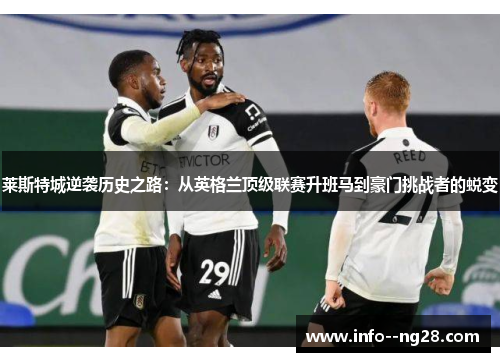 莱斯特城逆袭历史之路：从英格兰顶级联赛升班马到豪门挑战者的蜕变